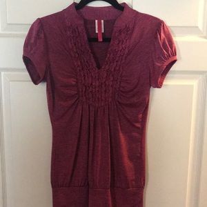 Pretty dark pink blouse